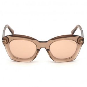 Tom Ford BARDOT FT0689-45G SUNGLASSES Brown 53mm